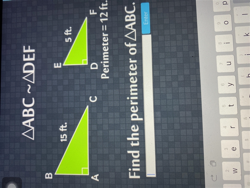 Find the perimeter of abc-example-1