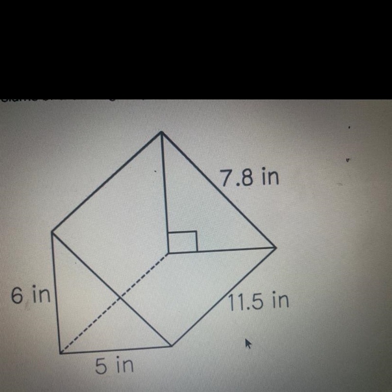 Needs answered ASAP What is the volume of the triangular prism below?-example-1