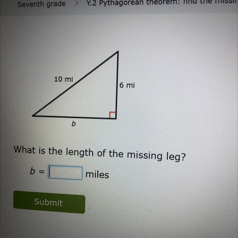 What is the length of the missing leg?-example-1