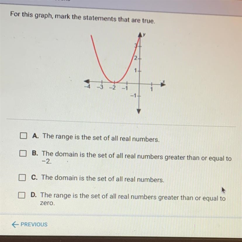 For this graph mark the statements that are true.-example-1