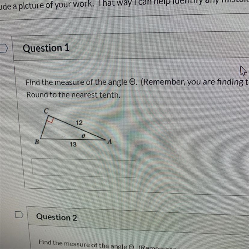 Find the measure of the angle O. (Remember, you are finding the actual angle measure-example-1