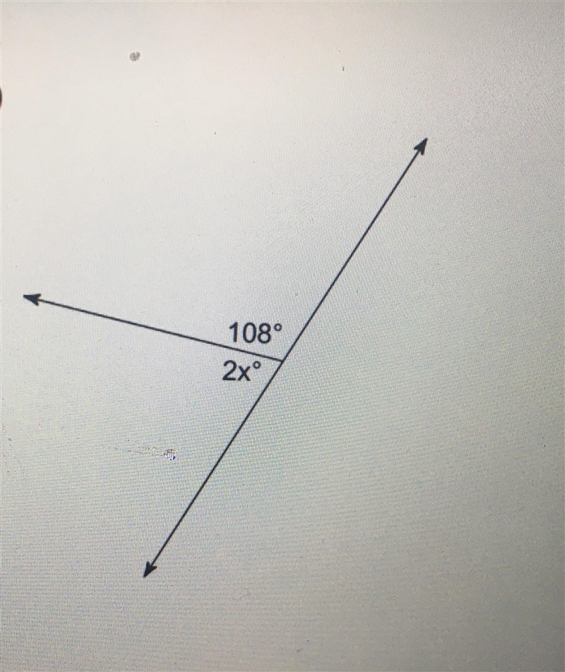 Find the value of x. PLEASE HELP I need to show my work Thank you!!!!!!-example-1