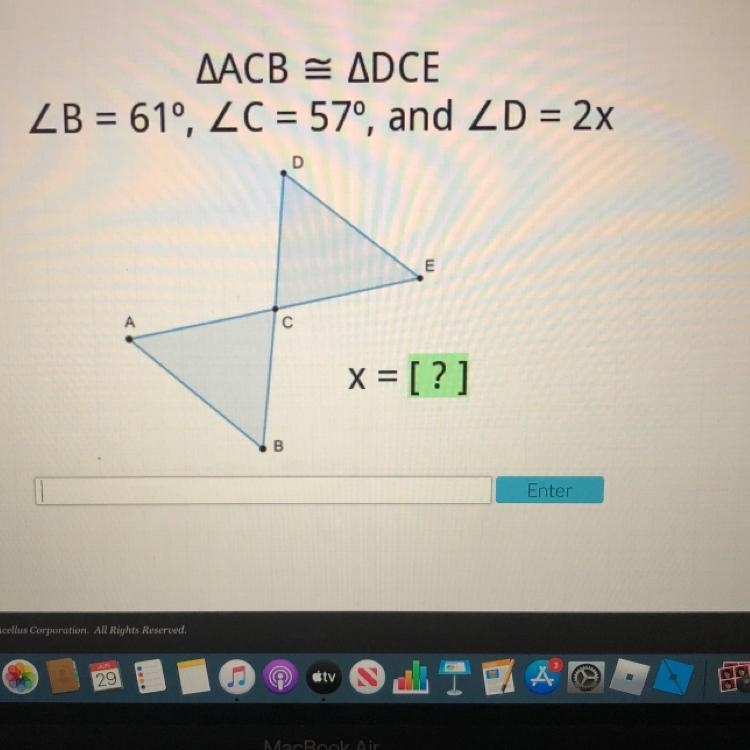 Solve for x please help !!-example-1