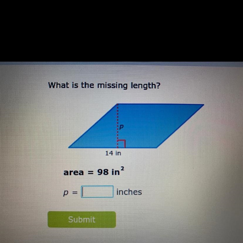 What is the missing length?-example-1