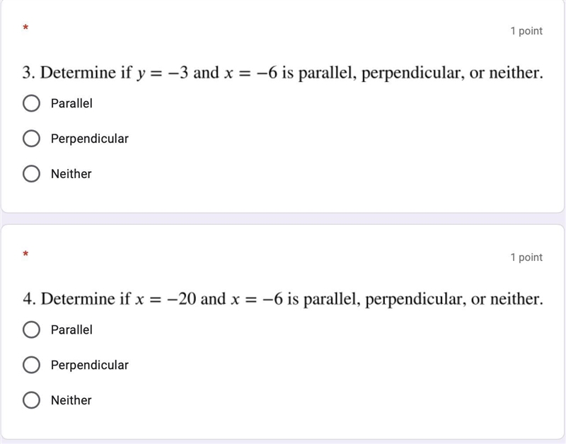 What is the slope of y = 3? (HOY VUX) What is the slope of x = 3? (HOY VUX)-example-1