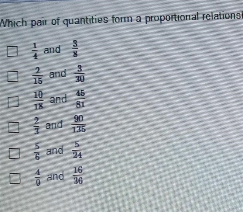 Please help me on this!!Its asking which pair has a proportional relationship select-example-1