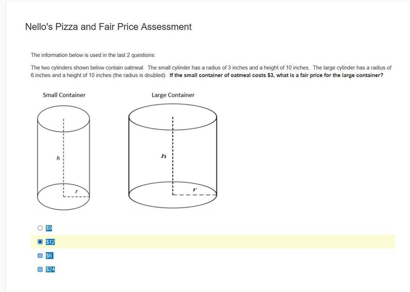 The information below is used in the last 2 questions: The two cylinders shown below-example-1