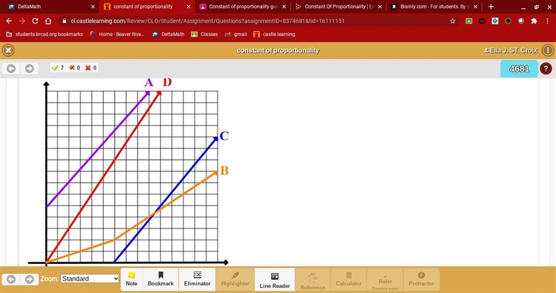 Which one represents a proportional relationship?-example-1