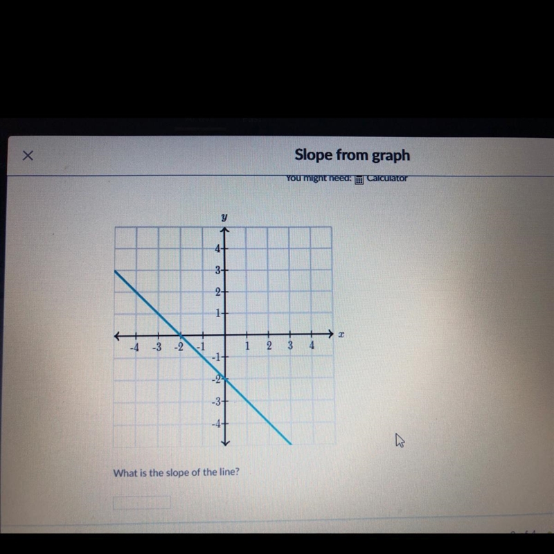 Pleasee help Slope from graph-example-1