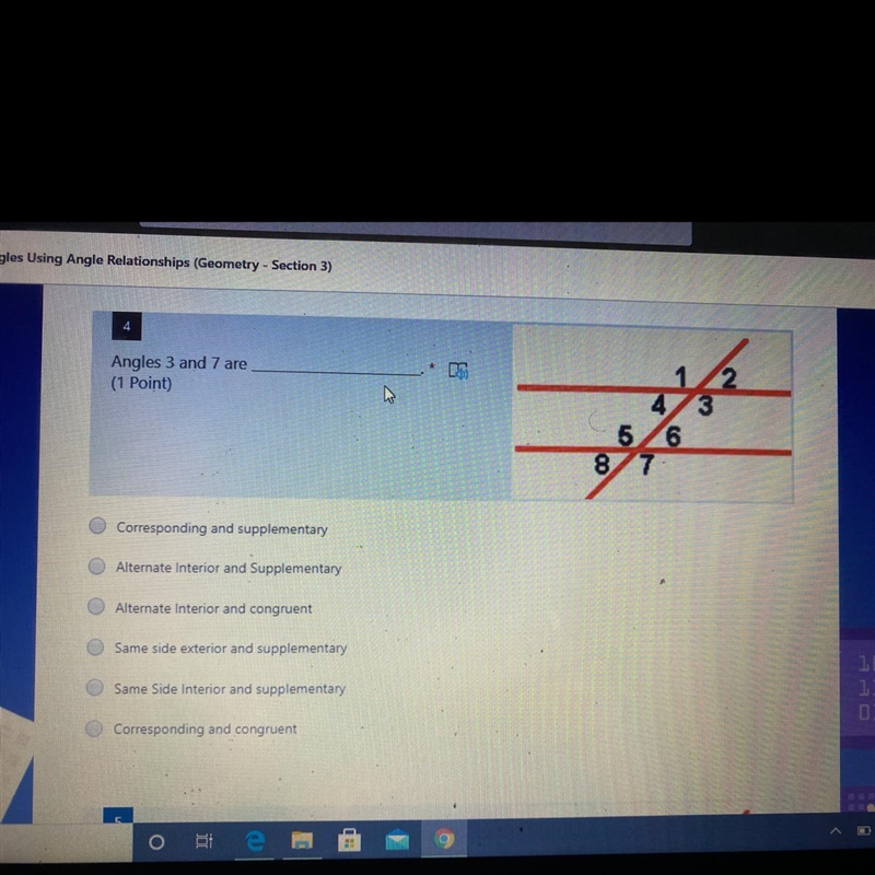 Angles 3 and 7 are? help me please-example-1