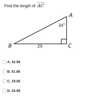 Find the length of ac-example-1