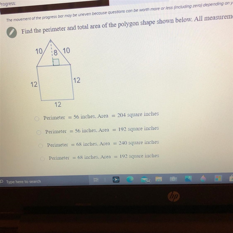 Help, I can’t find total area. I think it’s either c or d-example-1