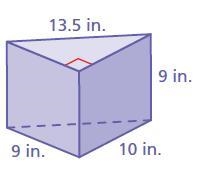 Find the surface area of the prism. Write your answer as a decimal.-example-1