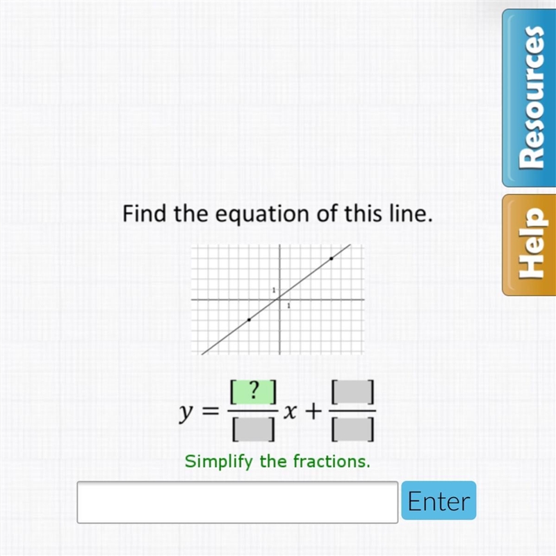 Find the equation of this line-example-1