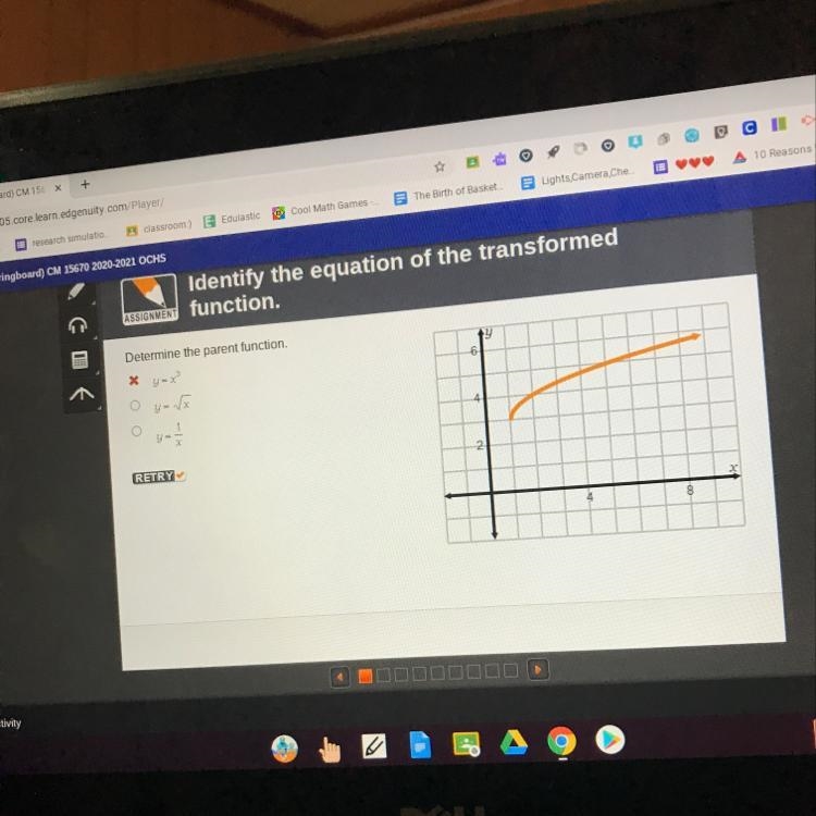 Determine the parent function !-example-1