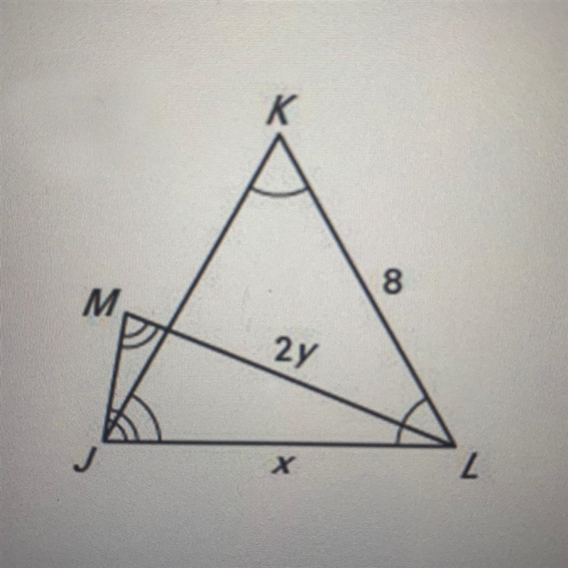 Find the values of x and y in the diagram.-example-1