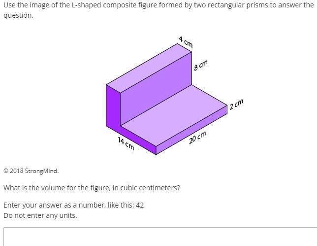 Find the volume of this using this formula: v=LWH-example-1