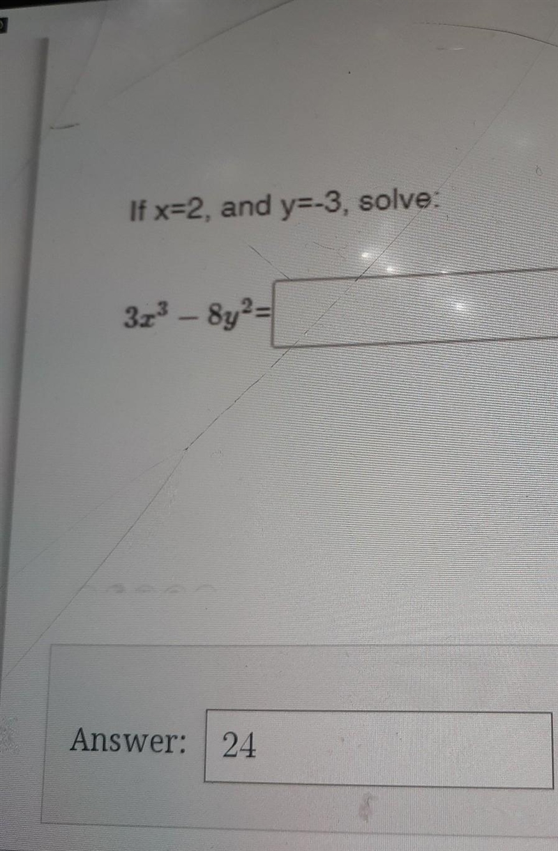 now i know you multiply the variables with the equation but i dont exactly know if-example-1