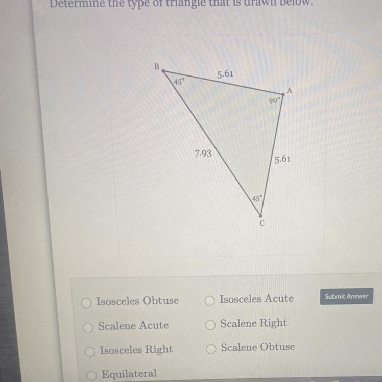 What type of triangle is this ???? Pleaseeee helppppp !!!!!!!!!!! Will mark Brianliest-example-1