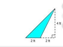 Find the area of the shaded triangle-example-1