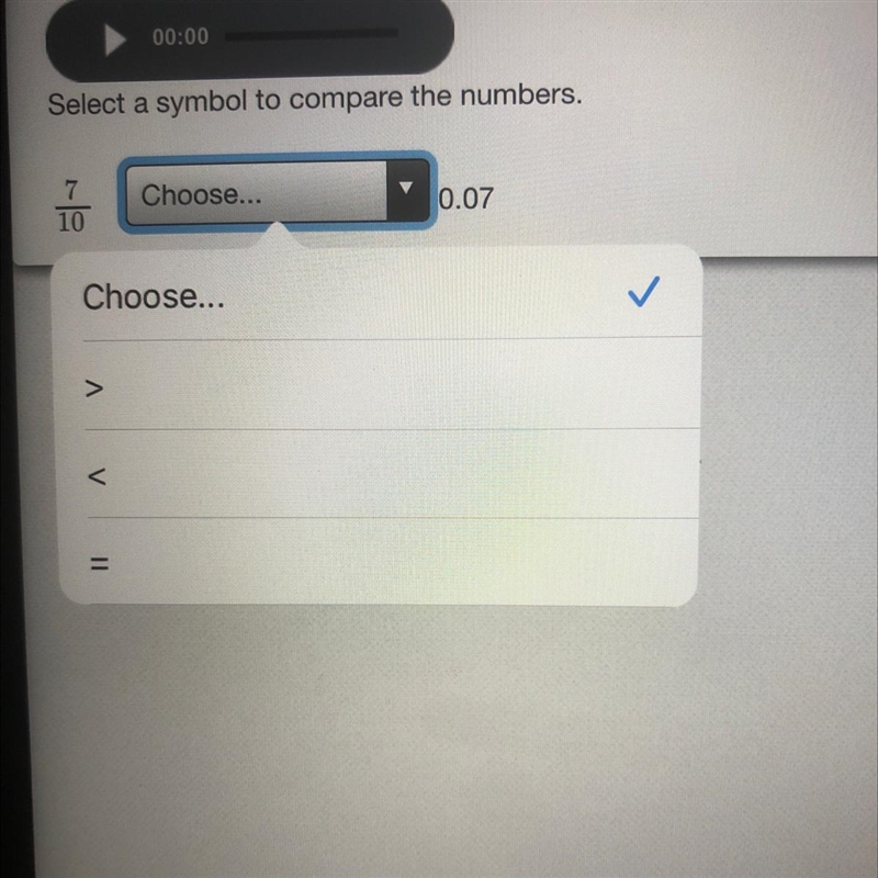 Select a symbol to compare the numbers-example-1