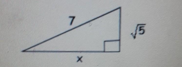 I NEED AN ANSWER ASAP Find the value of x. Round to the nearest tenths place. ​-example-1