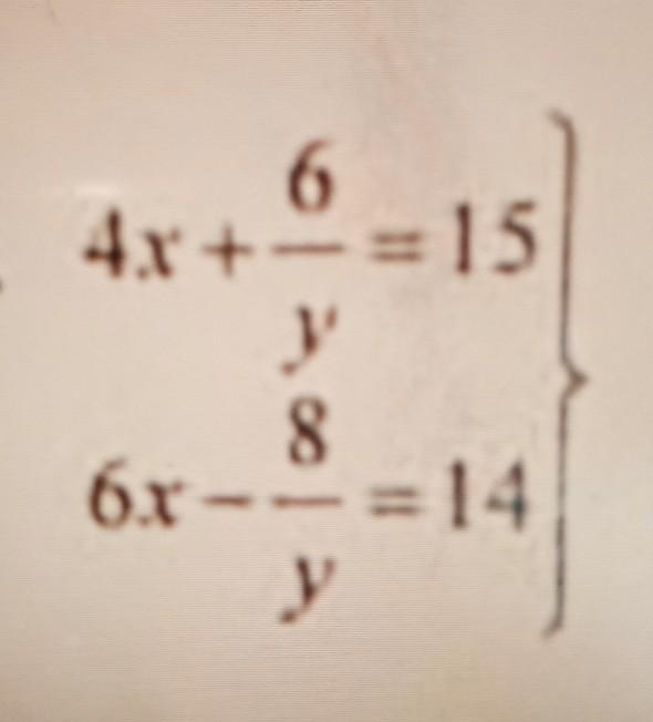 Find the solution by elimination method. Please Help. ​-example-1