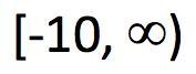 Write the following interval as an inequality.-example-1