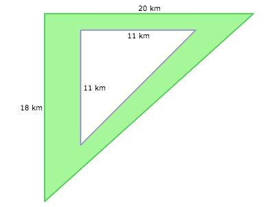 What is the area of the shaded region in the figure above? Please help i don't understand-example-1