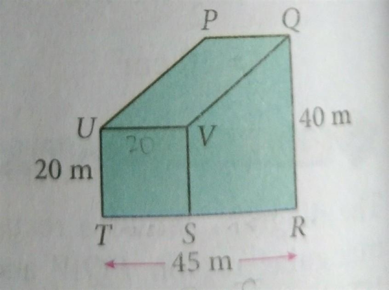 2. The diagram shows a playground which is a combination of three different shapes-example-1