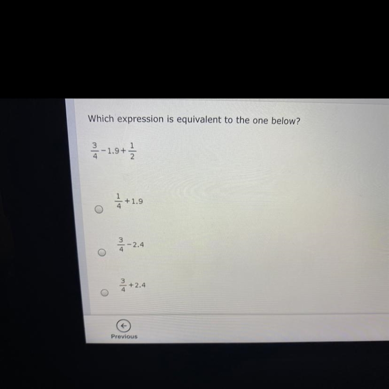 Which expression is equivalent to the one below?-example-1