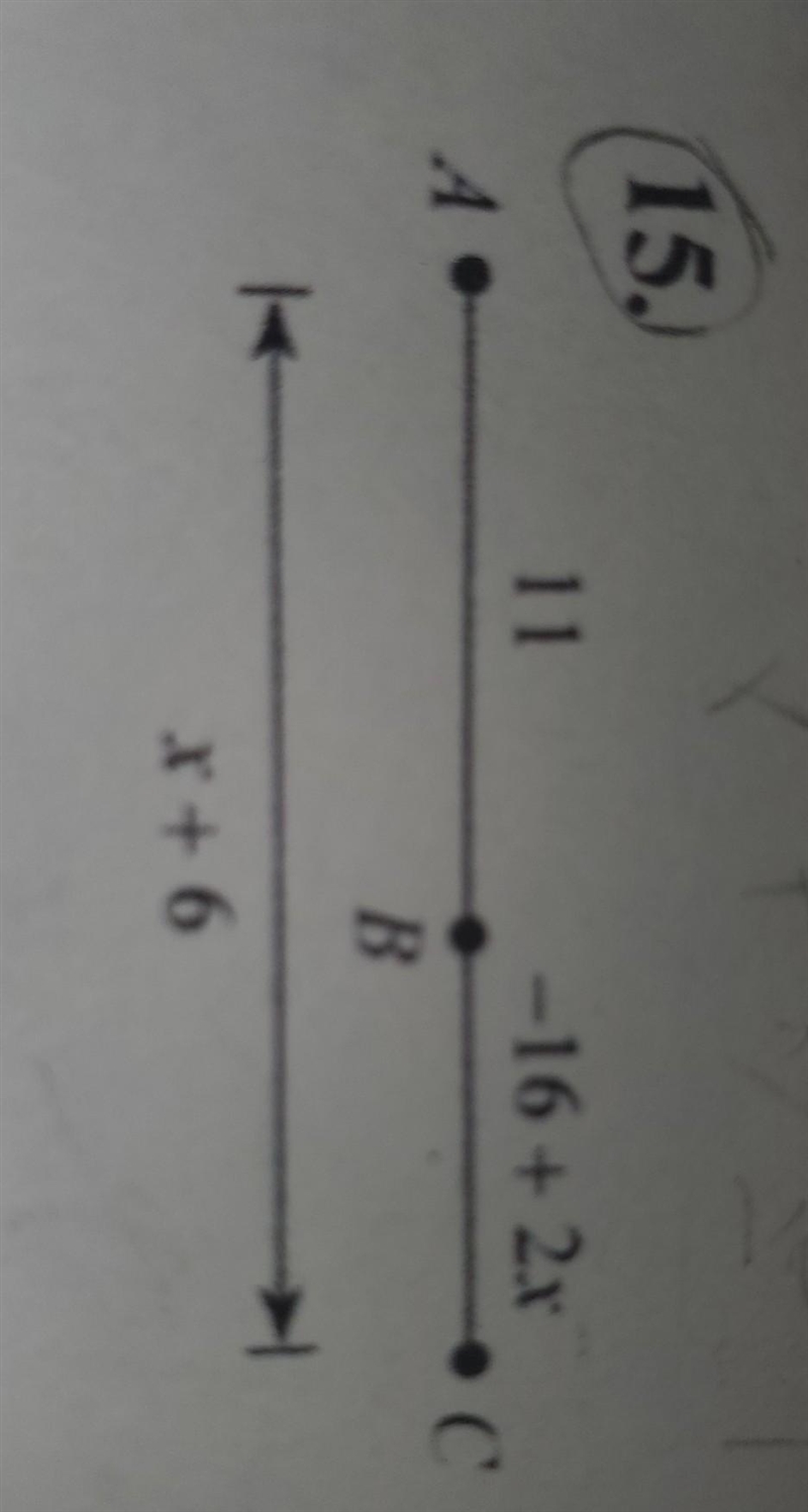 Please find the indicated length or solve for x​-example-1