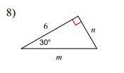 Special Triangles Find the missing side lengths. Leave answers as radicals in the-example-1