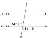 Solve for x. (Geometry)-example-1