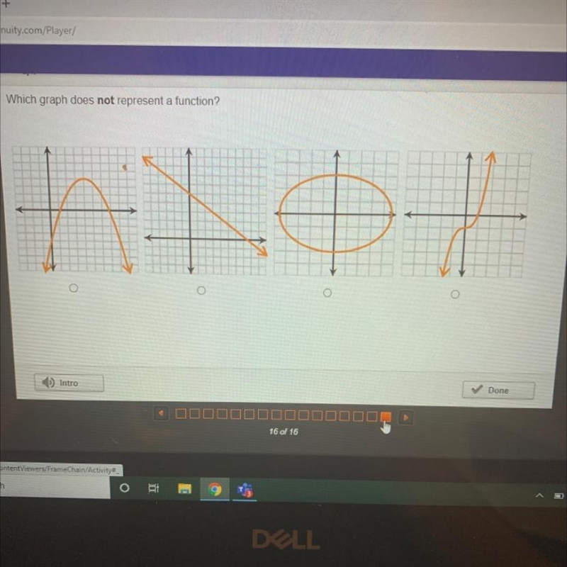 Which graph does not represent a function?-example-1