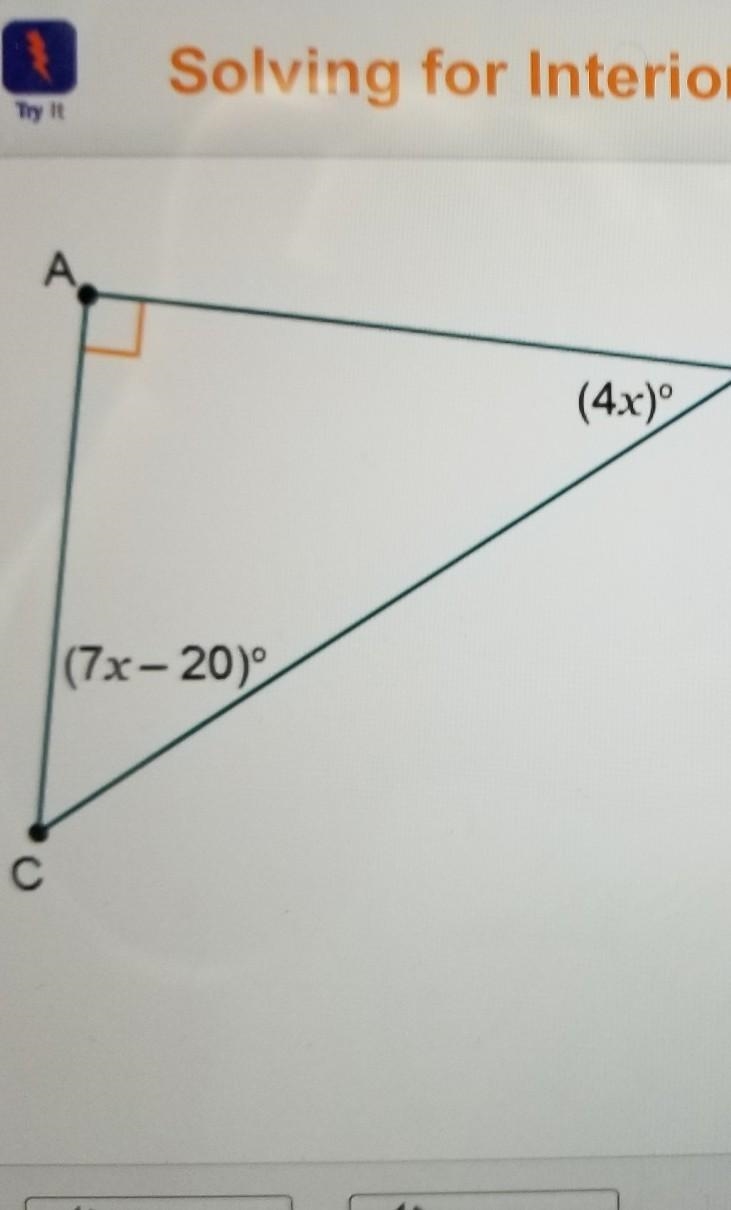 What is the measurement of ABC ​-example-1