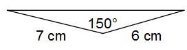 Find the area of the triangle.-example-1