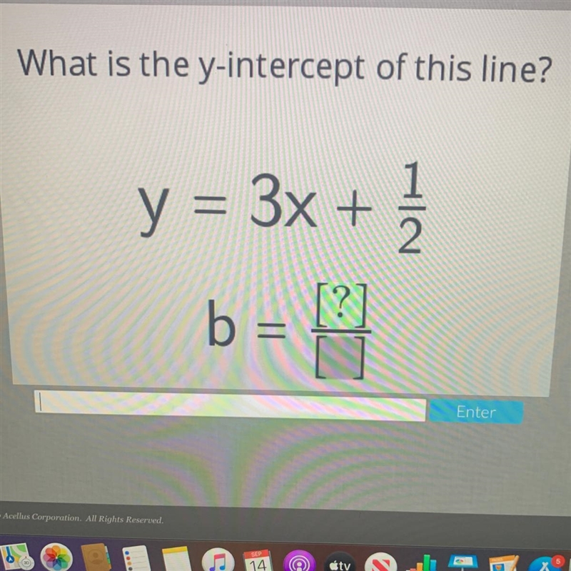 What is the y-intercept of this line?-example-1