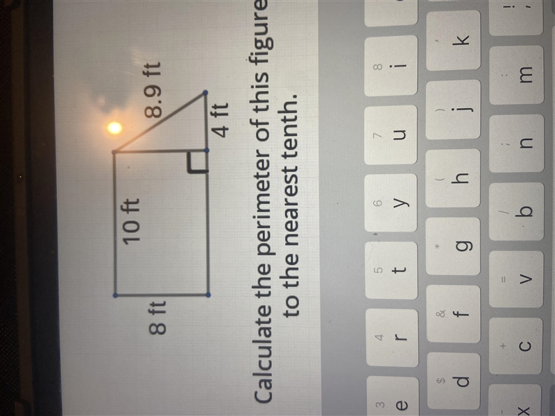 What would be the perimeter of this figure?-example-1