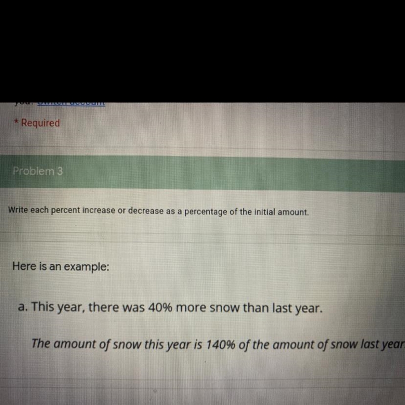 Need help on 2 questions Question 1: Compared to last month, there was a 50% increase-example-1