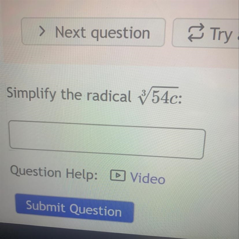 Simplify the radical-example-1