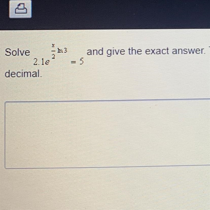 PLEASE HELP This is solving Exponential and Logarithmic Equations I got the other-example-1