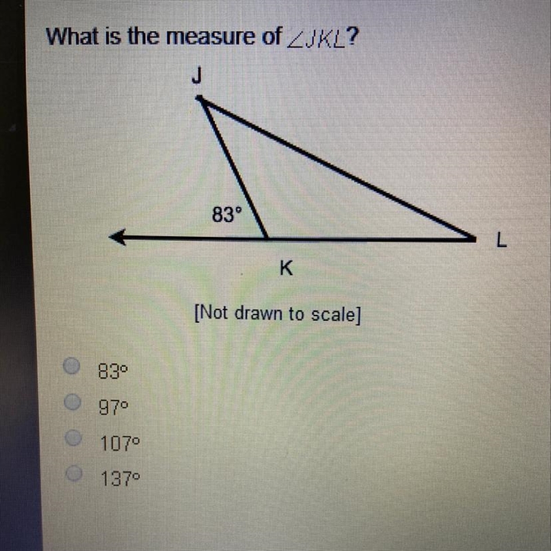 What is the measure of JKL?-example-1