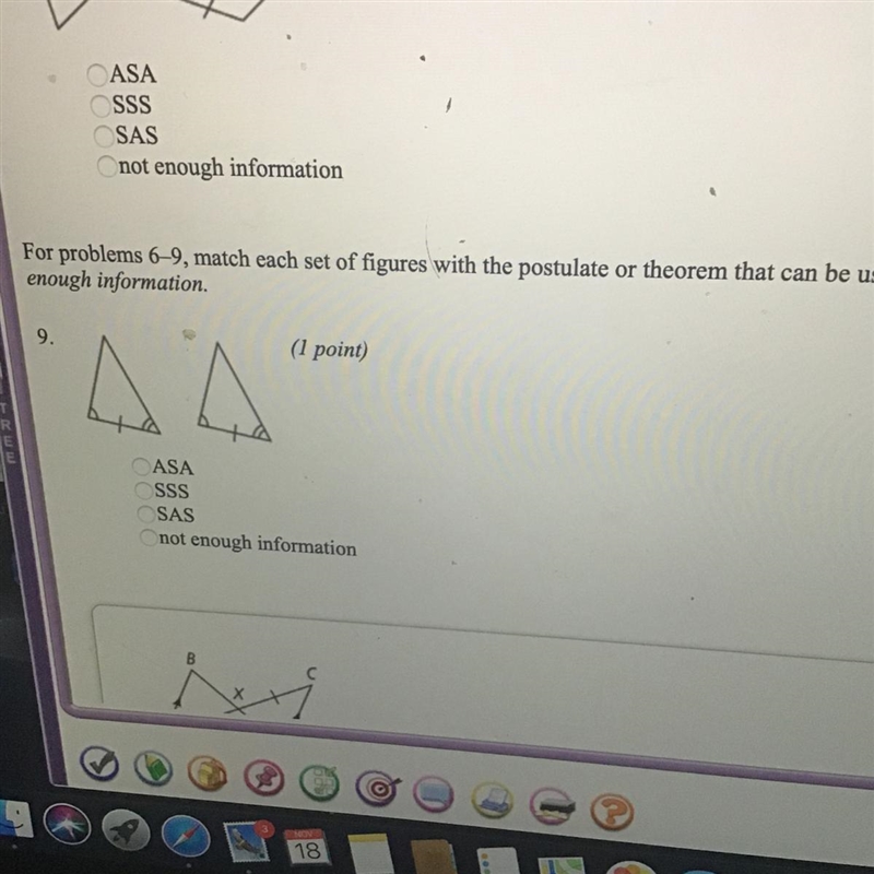 I'm offering 21 points If correct!!!!! match the set of figures with the postulate-example-1