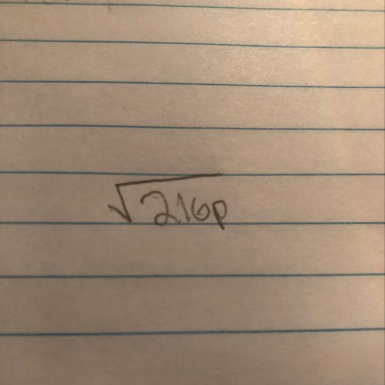 How do you simplify it? I know the answer is 6_/6p but I don’t really know *how* to-example-1