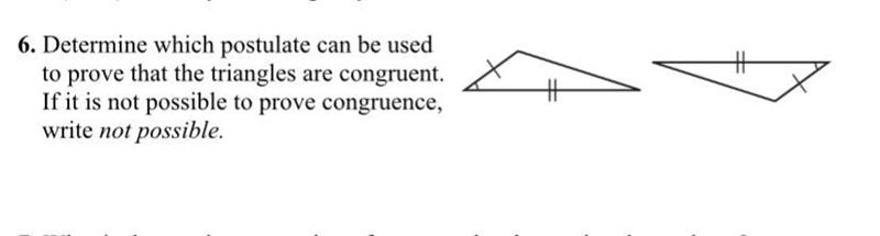 Determine which postulate can be used to prove that the triangles are congruent. If-example-1