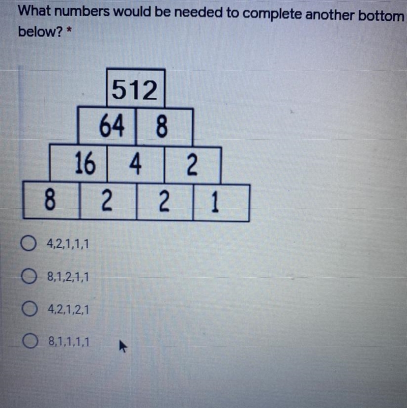 What numbers would be needed to complete another bottom row in the pyramid below? I-example-1