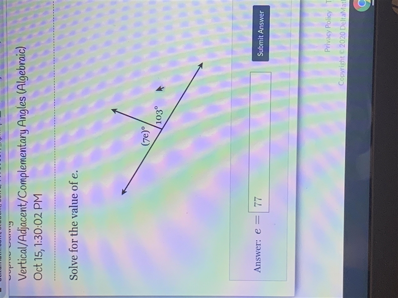 Solve for the value of e?-example-1