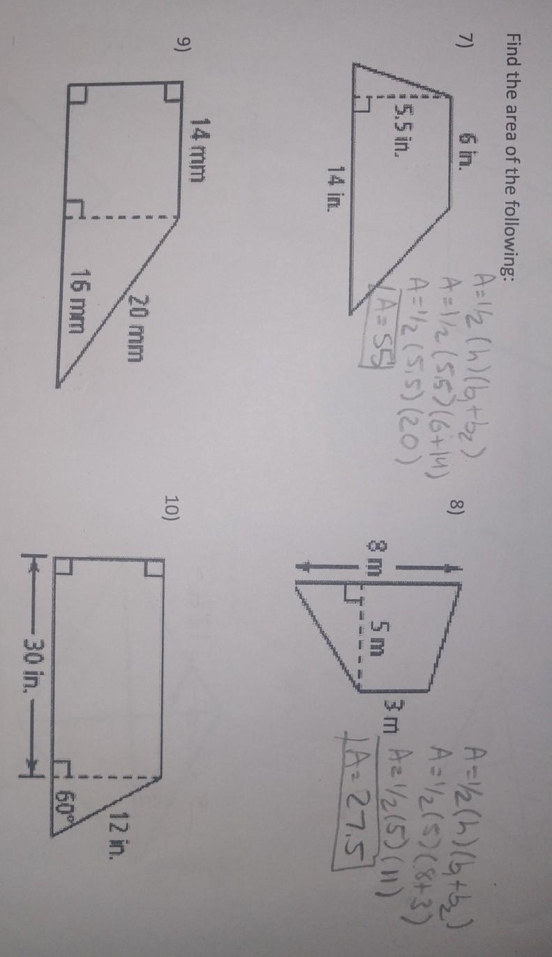 I need help with these two problems. [9 and 10] FORMULAS GIVEN!! Can someone please-example-1