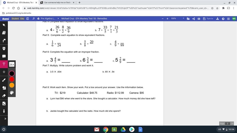 Help with this please part 7 A and B-example-1